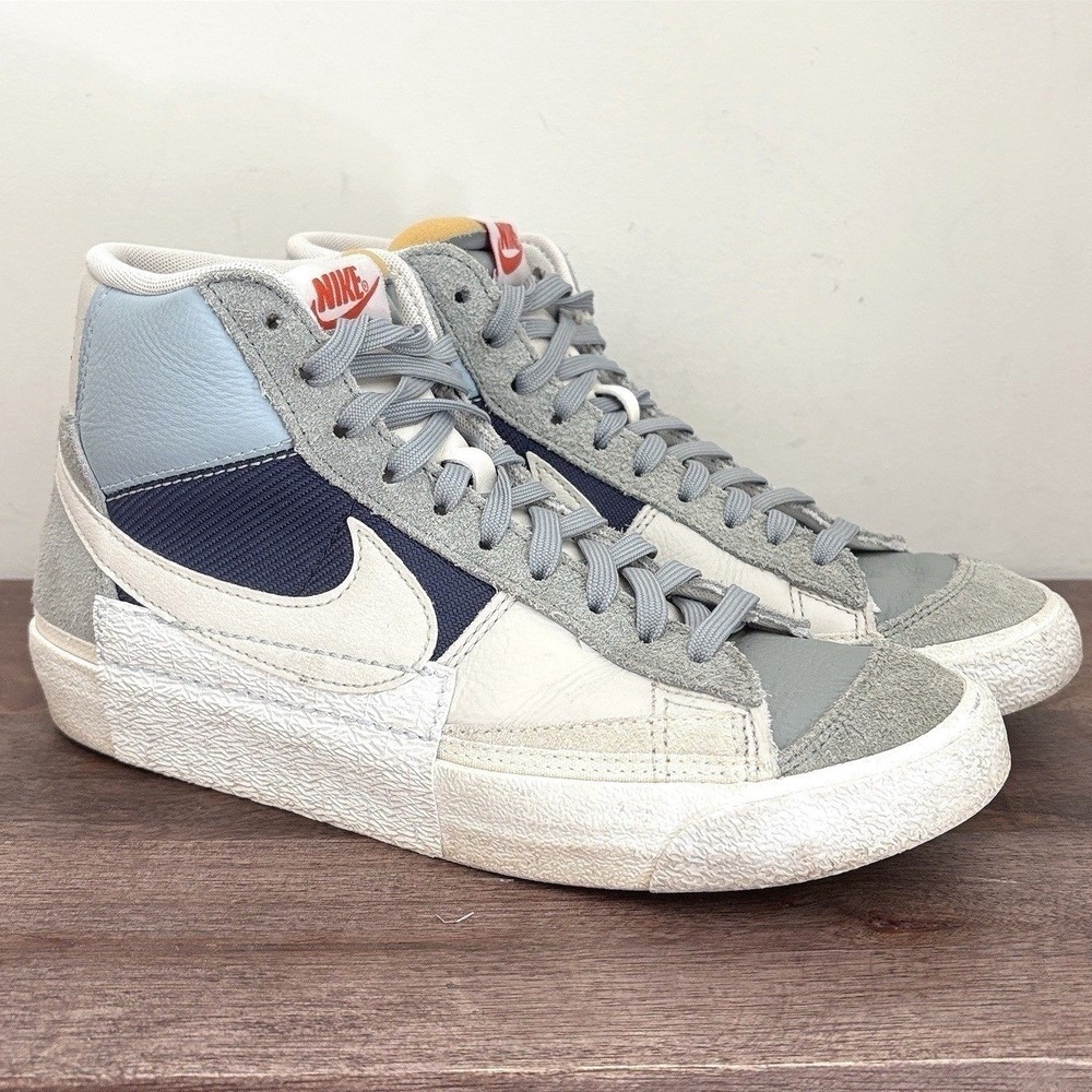 Nike Blazer Mid 77 Pro Club Remastered Mica Green Navy DQ7673-300 Men 8 Sneakers